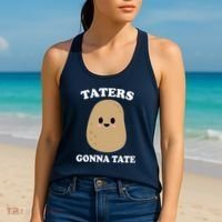 Taters Gonna Tate Funny Haters Women's Tank Top thumb 2