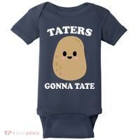 Taters Gonna Tate Funny Haters Baby Bodysuit thumb 0