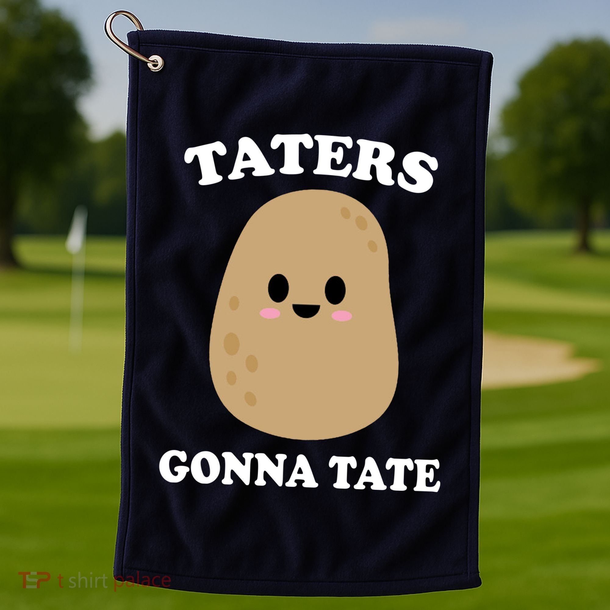 Taters Gonna Tate Funny Haters Golf Towel