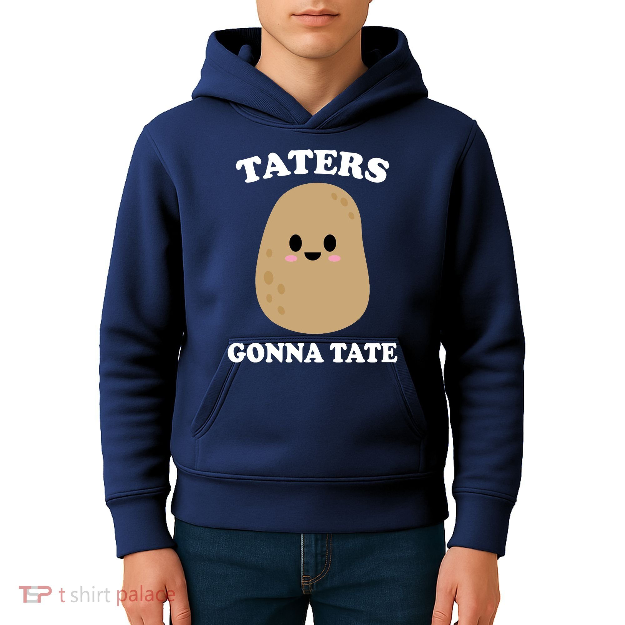 Taters Gonna Tate Funny Haters Kids Hoodie
