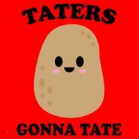 Taters Gonna Tate Funny Haters Santa Hat thumb 1