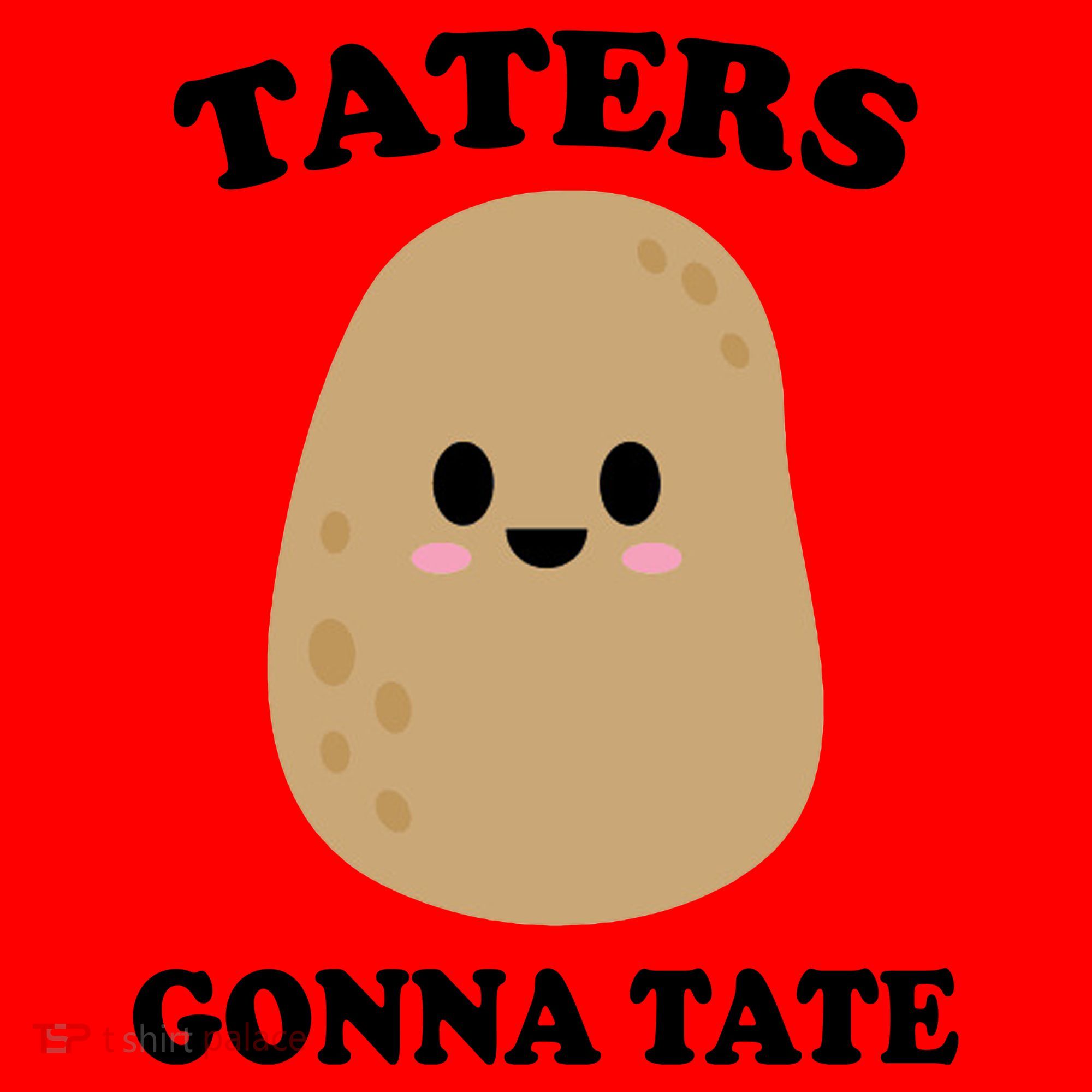 Taters Gonna Tate Funny Haters Santa Hat