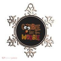 Thanskgiving Gobble Till You Wobble Turkey Face Ornament thumb 0