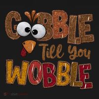 Thanskgiving Gobble Till You Wobble Turkey Face Toddler Hoodie thumb 2