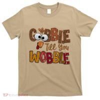 Thanskgiving Gobble Till You Wobble Turkey Face T-Shirt thumb 0