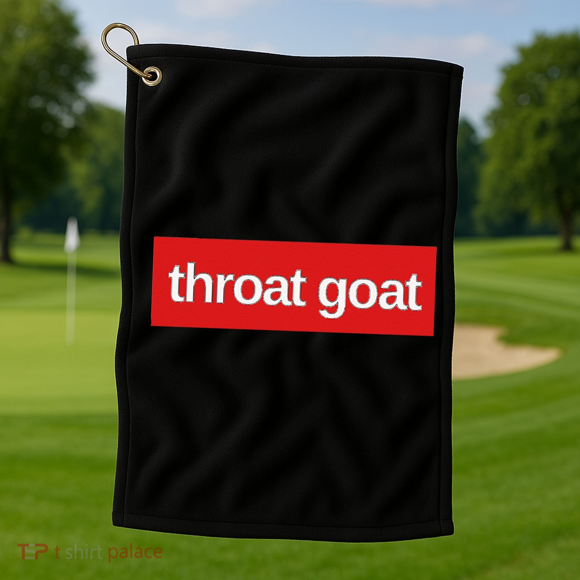 Throat Goat Golf Towel
