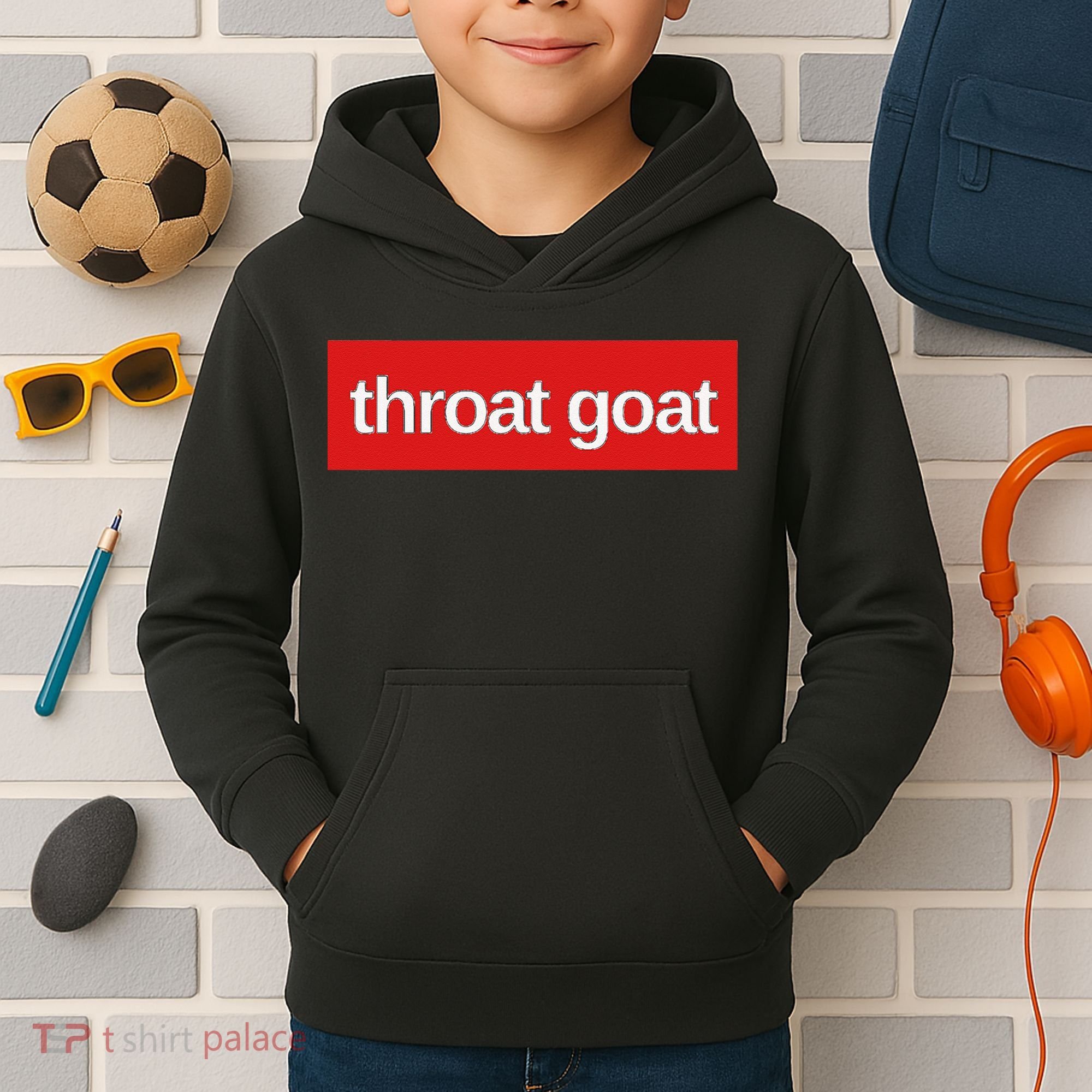 Throat Goat Kids Hoodie