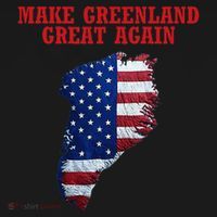 Trump Greenland Usa Flag Make Greenland Great Again Map Women's Tank Top thumb 5
