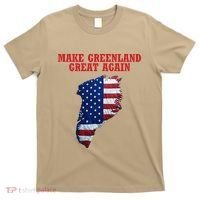 Trump Greenland Usa Flag Make Greenland Great Again Map T-Shirt thumb 0