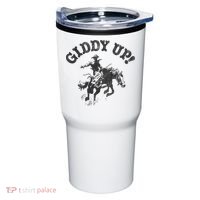 Trendy Giddy Up Classic Rodeo Black & White Tumbler thumb 0