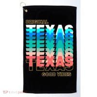 Texas Good Vibes Golf Towel thumb 0