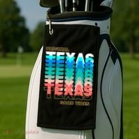 Texas Good Vibes Golf Towel thumb 2