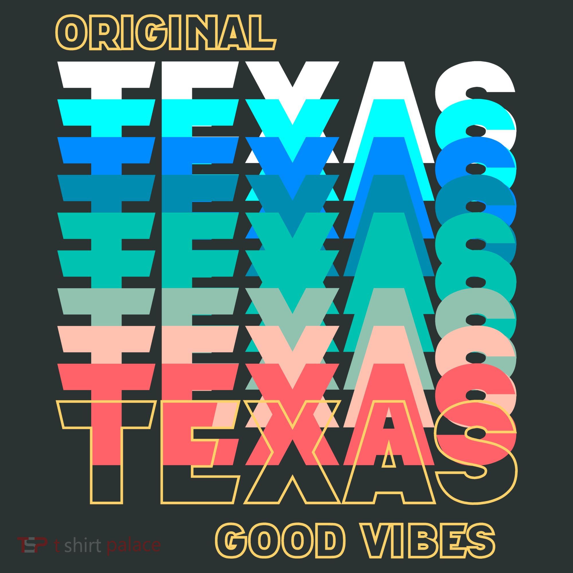 Texas Good Vibes Coaster