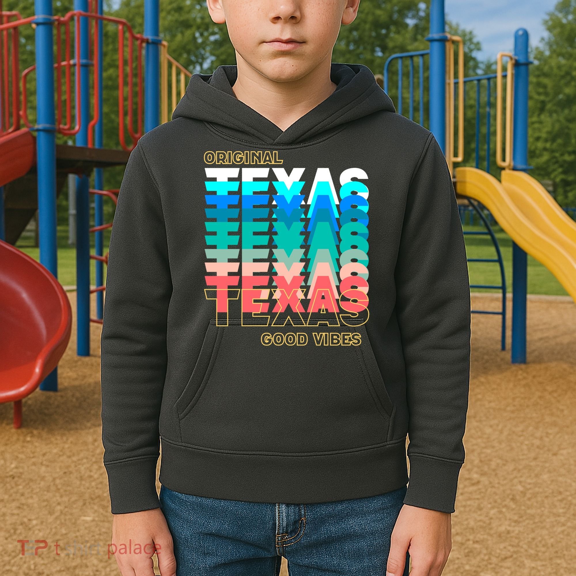 Texas Good Vibes Kids Hoodie