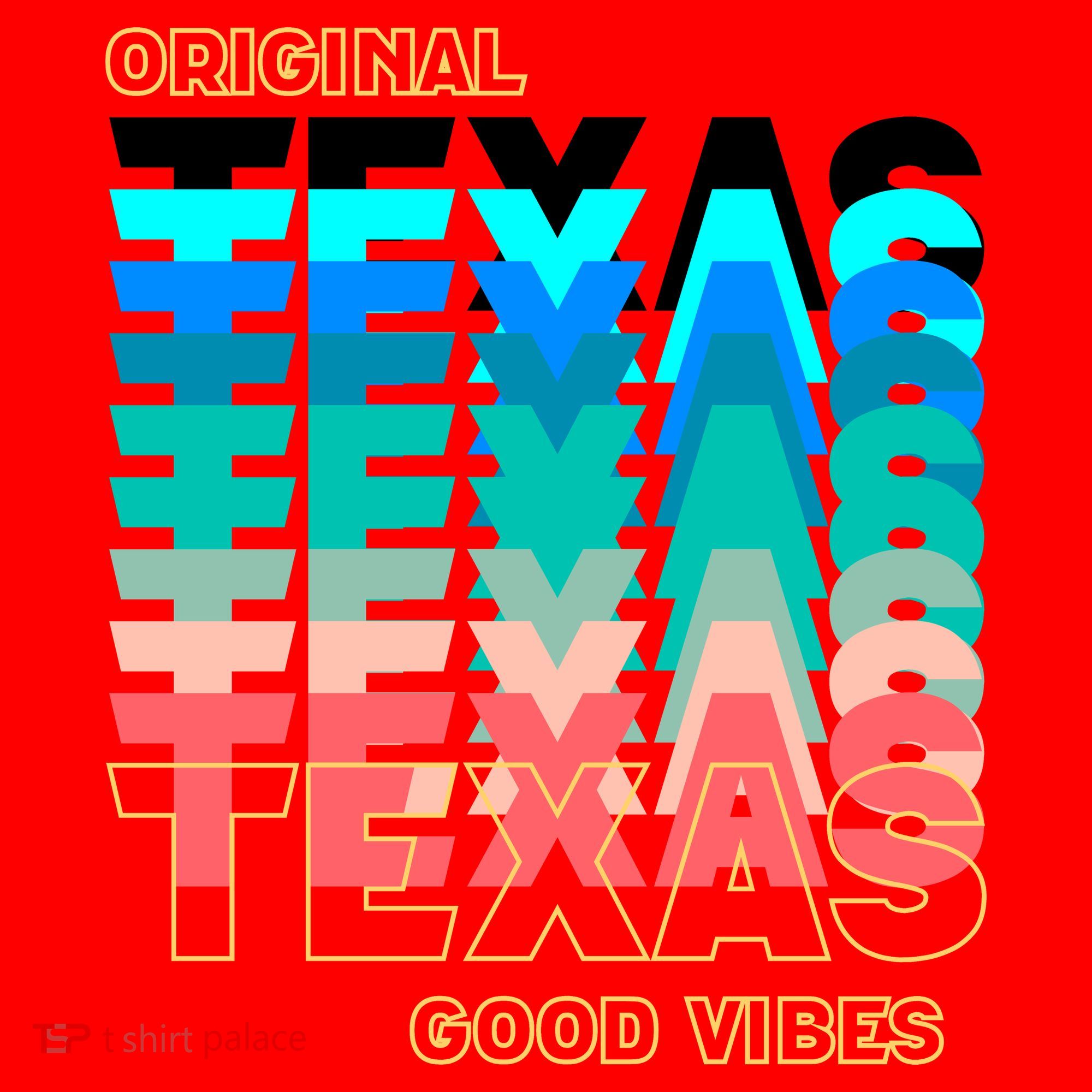 Texas Good Vibes Santa Hat
