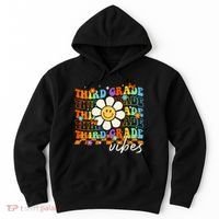 Third Grade Vibes Groovy Back To School Team 3rd Grade Hoodie thumb 0