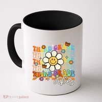 Third Grade Vibes Groovy Back To School Team 3rd Grade Coffee Mug thumb 0