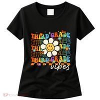 Third Grade Vibes Groovy Back To School Team 3rd Grade Women's T-Shirt thumb 0