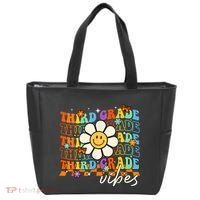 Third Grade Vibes Groovy Back To School Team 3rd Grade Tote Bag thumb 0