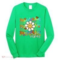 Third Grade Vibes Groovy Back To School Team 3rd Grade Long Sleeve Shirt thumb 0