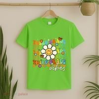 Third Grade Vibes Groovy Back To School Team 3rd Grade T-Shirt thumb 2