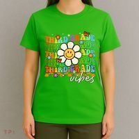 Third Grade Vibes Groovy Back To School Team 3rd Grade T-Shirt thumb 4