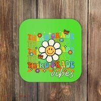 Third Grade Vibes Groovy Back To School Team 3rd Grade Coaster thumb 0