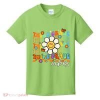 Third Grade Vibes Groovy Back To School Team 3rd Grade Kids T-Shirt thumb 0