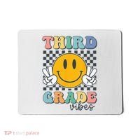 Third Grade Vibes Retro Smile Back To School 3rd Grade Team Mousepad thumb 0