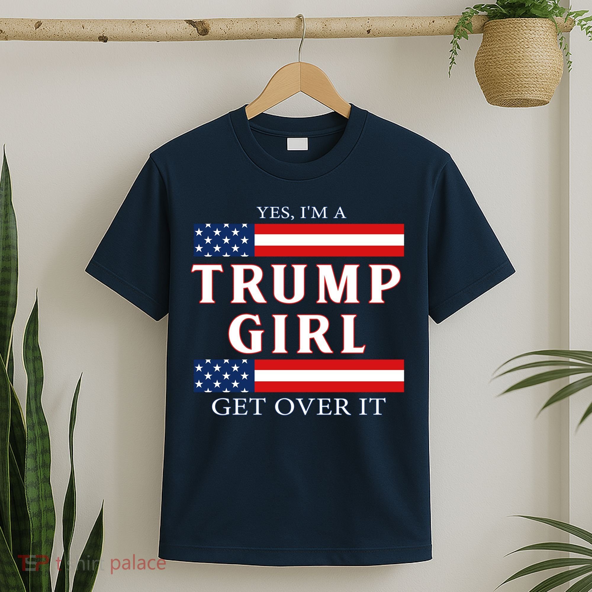 Trump Girl Vote America Flag Gift T-Shirt