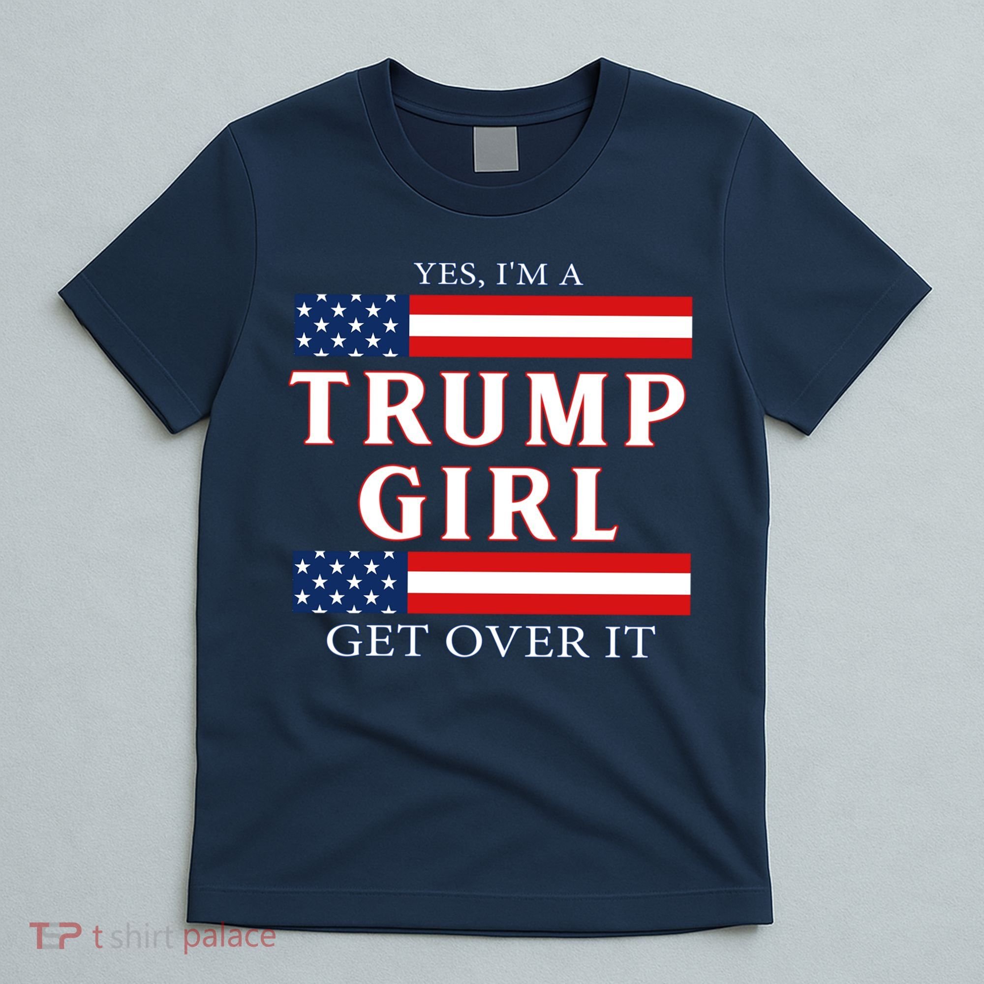 Trump Girl Vote America Flag Gift T-Shirt