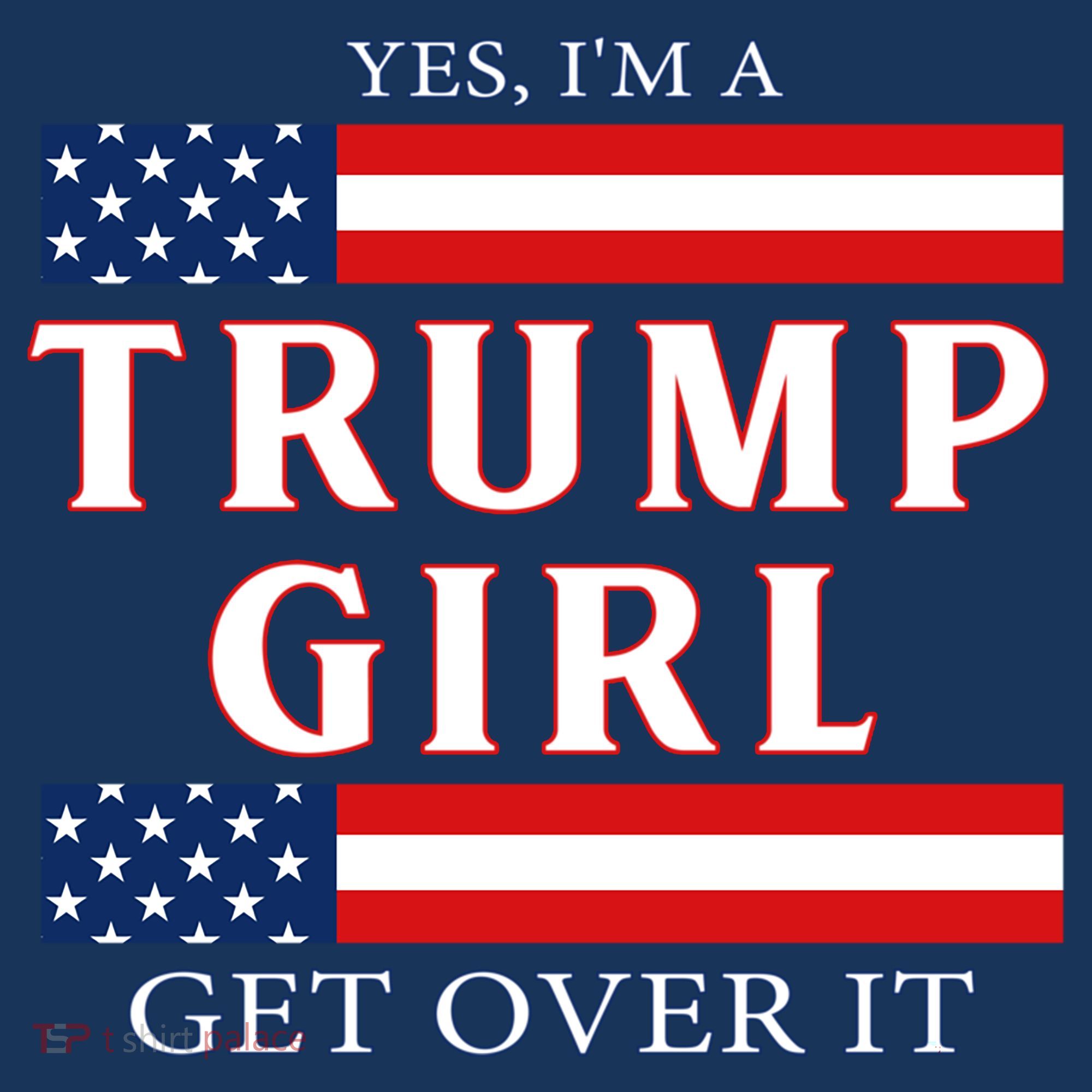 Trump Girl Vote America Flag Gift Women's Hoodie