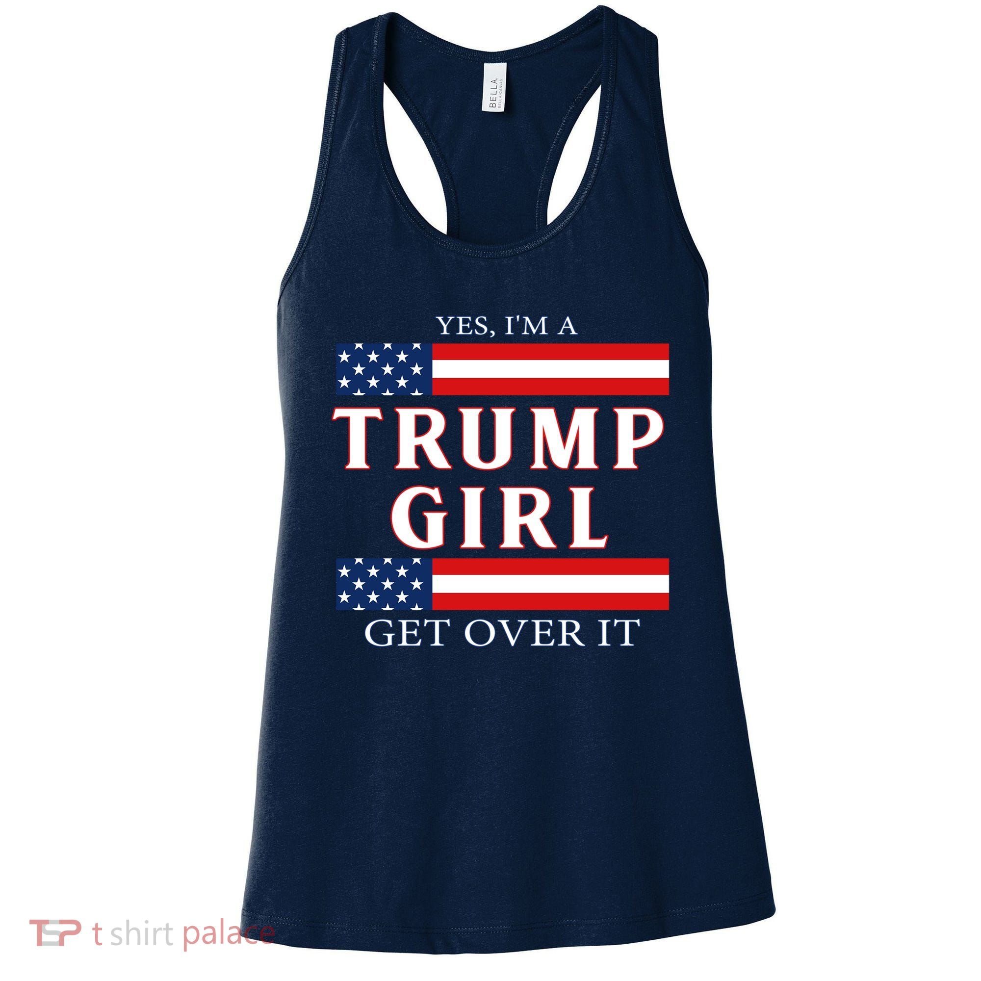 Trump Girl Vote America Flag Gift Women's Tank Top