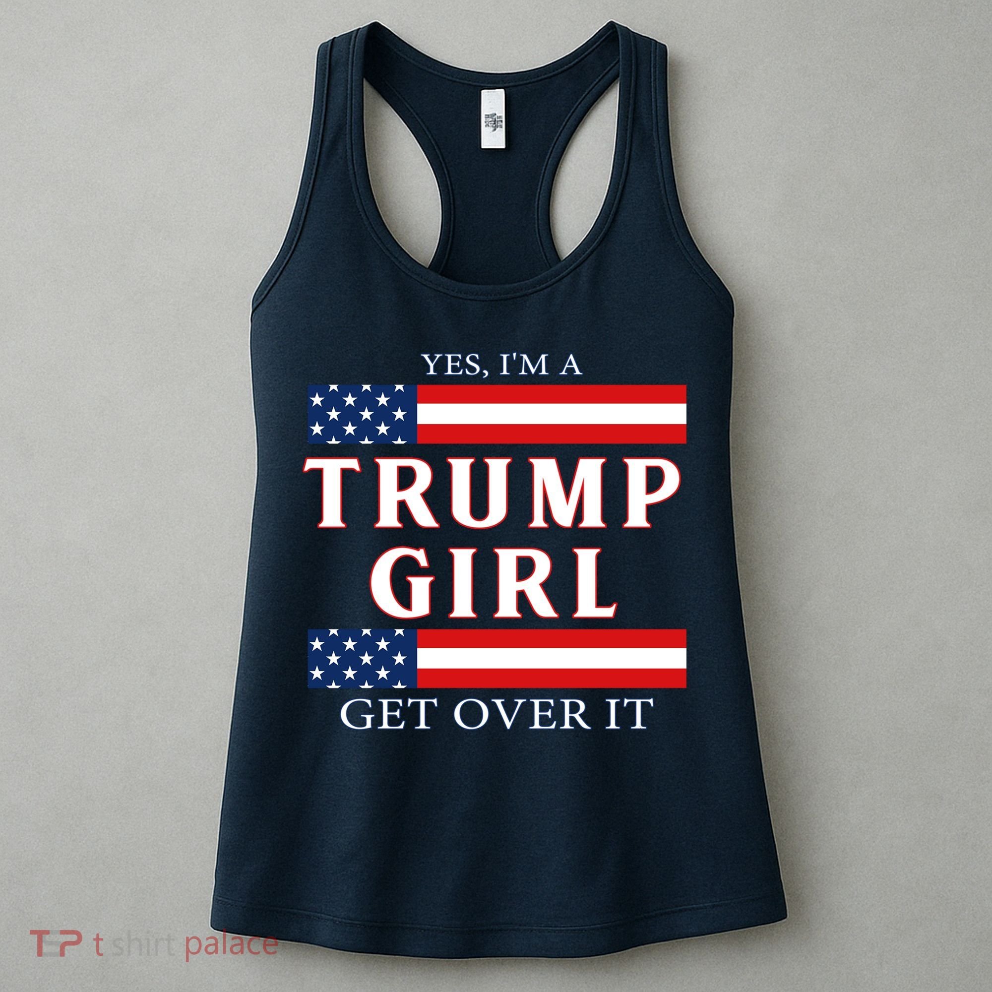 Trump Girl Vote America Flag Gift Women's Tank Top