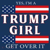 Trump Girl Vote America Flag Gift Women's Tank Top thumb 5