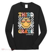 Third Grade Vibes Smile First Day Of School 3rd Grade Team Long Sleeve Shirt thumb 0
