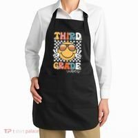 Third Grade Vibes Smile First Day Of School 3rd Grade Team Apron thumb 2