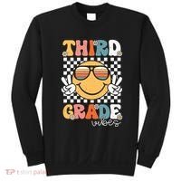 Third Grade Vibes Smile First Day Of School 3rd Grade Team Sweatshirt thumb 0