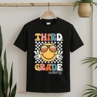 Third Grade Vibes Smile First Day Of School 3rd Grade Team T-Shirt thumb 2