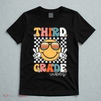 Third Grade Vibes Smile First Day Of School 3rd Grade Team T-Shirt thumb 5