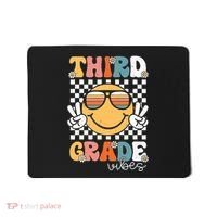 Third Grade Vibes Smile First Day Of School 3rd Grade Team Mousepad thumb 0