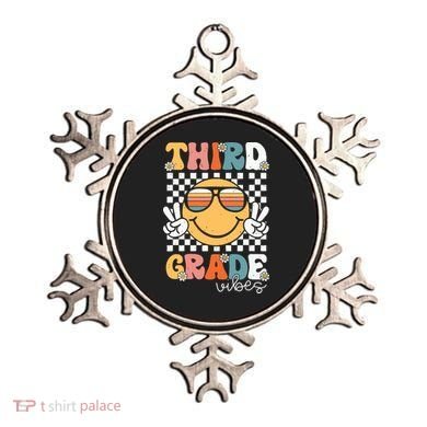 Third Grade Vibes Smile First Day Of School 3rd Grade Team Ornament