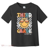 Third Grade Vibes Smile First Day Of School 3rd Grade Team Toddler T-Shirt thumb 0