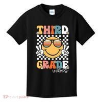 Third Grade Vibes Smile First Day Of School 3rd Grade Team Kids T-Shirt thumb 0