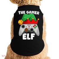 The Gamer Video Game Controller Christmas Gaming Xmas Gift Doggie Tank thumb 0