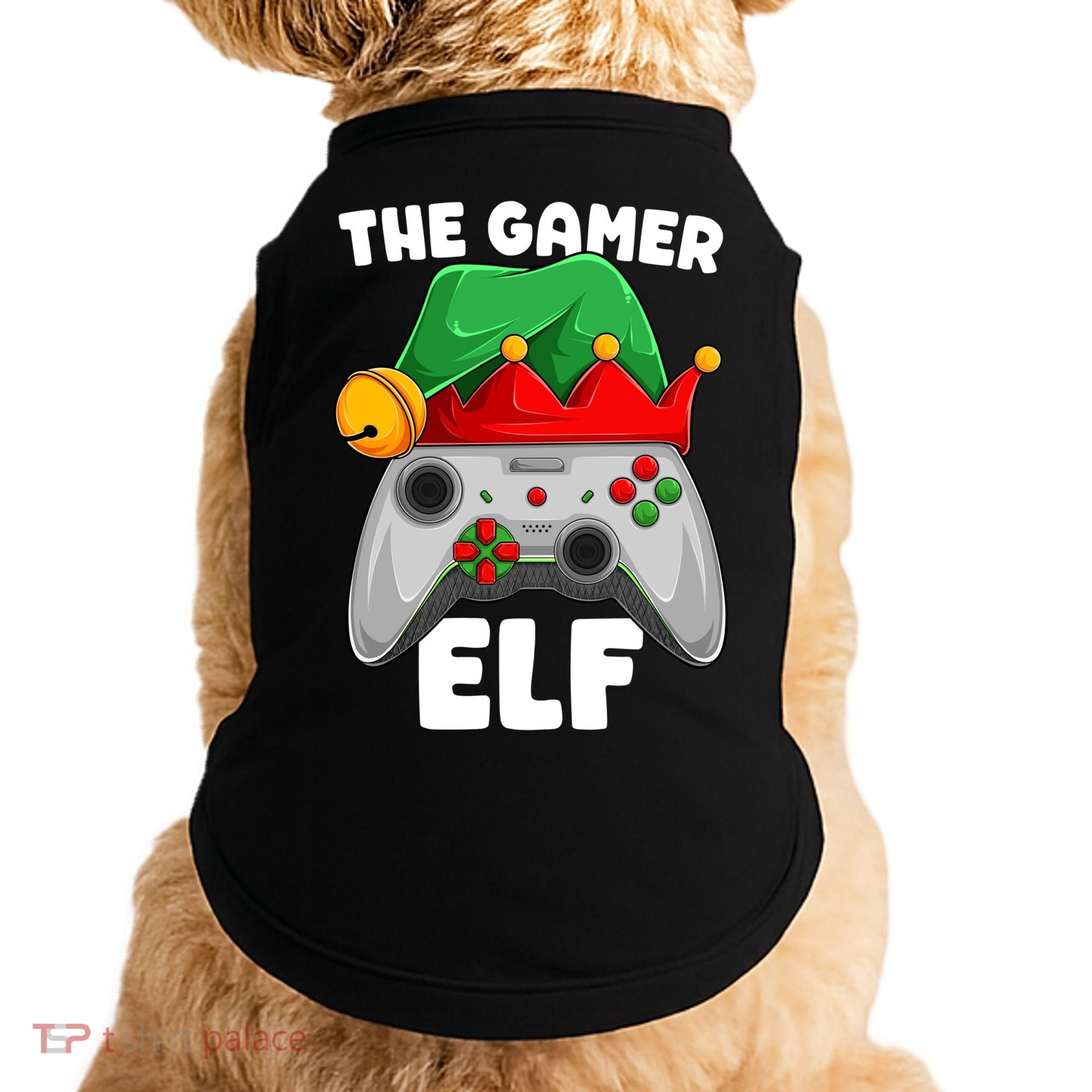 The Gamer Video Game Controller Christmas Gaming Xmas Gift Doggie Tank