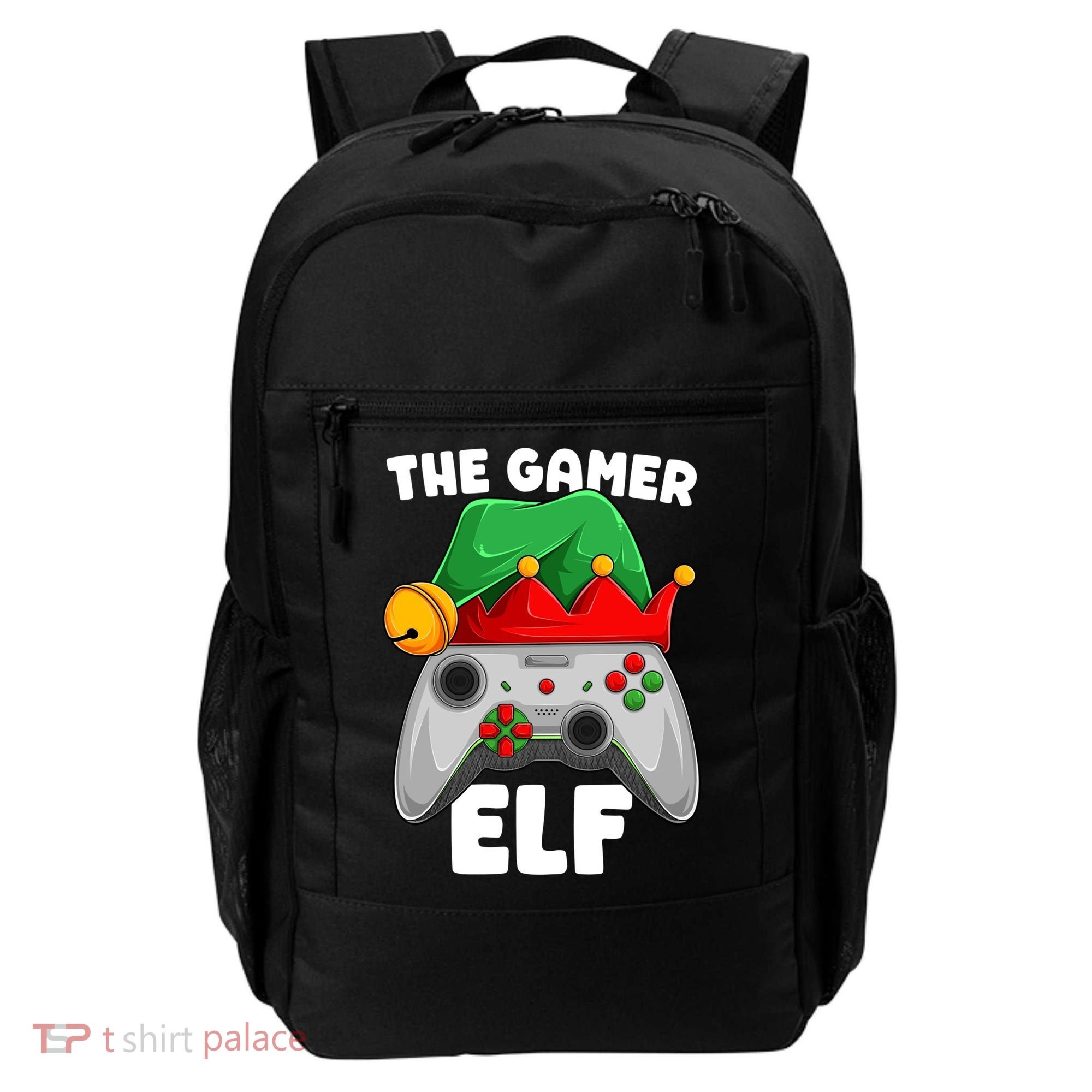 The Gamer Video Game Controller Christmas Gaming Xmas Gift Backpack