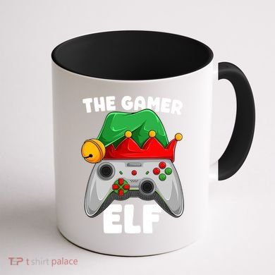The Gamer Video Game Controller Christmas Gaming Xmas Gift Coffee Mug back
