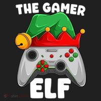 The Gamer Video Game Controller Christmas Gaming Xmas Gift Golf Towel thumb 3