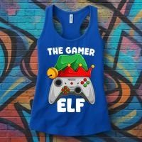 The Gamer Video Game Controller Christmas Gaming Xmas Gift Women's Tank Top thumb 3